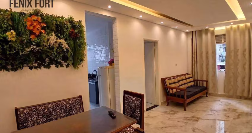 Apartamento com 1 dormitório à venda, 50 m² por R$ 330.000,00 - Canto do Forte - Praia Grande/SP