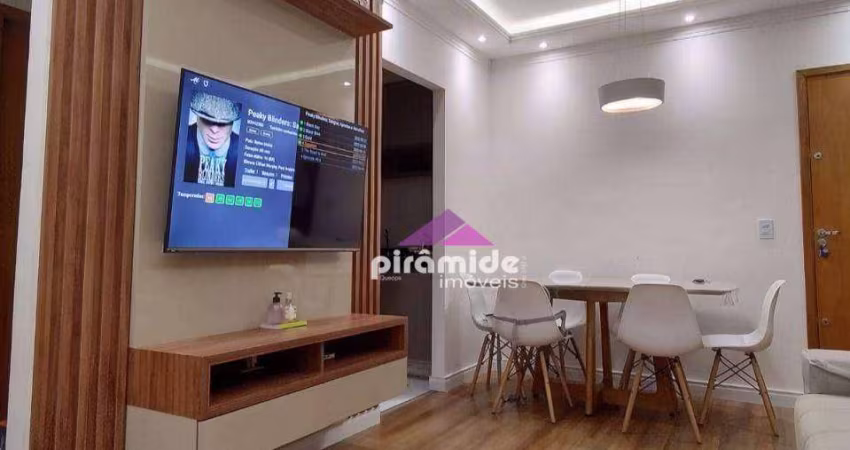 À venda, apartamento de 2 dormitórios, 53 m², por R$ 430.000,localizado no Jardim América, São José dos Campos/SP.