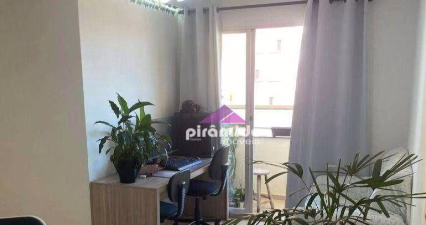 Apartamento com 3 dormitórios, sendo 1 suíte à venda, 66m² por R$ 460.000 - Parque Industrial - São José dos Campos/SP