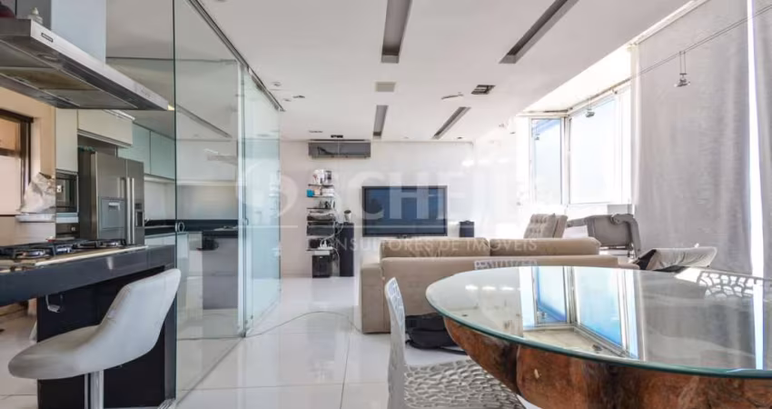Cobertura em Moema a venda 73m², 1 dormitório sendo 1 suíte, 2vagas.