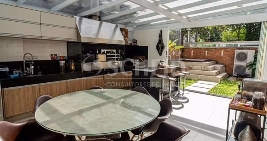 Casa a venda em condômino fechado no jardim marajoara, com 320m², 4 quartos sendo 4 suítes, 5 vagas.