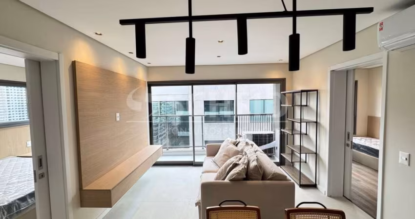 Apartamento locação, 60m novo mobiliado na Vila Nova Conceição, Rua Jacques Félix