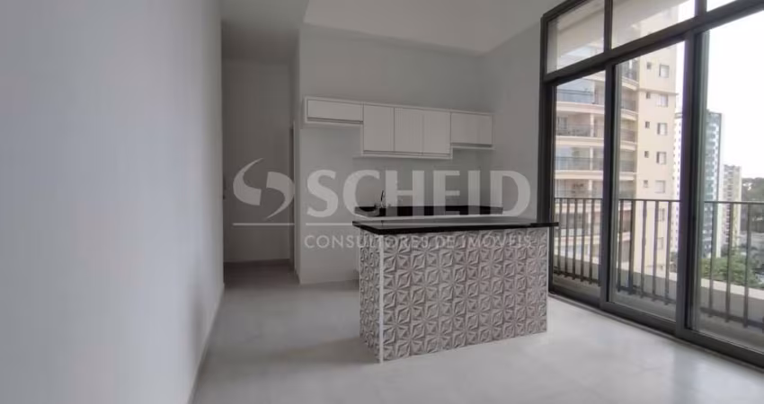 Studio novo para Locação com 39m² e 1 vaga