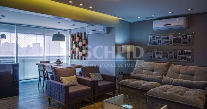 Apartamento a venda de 129,00m² útil, com 3 quartos e 3 vagas, na Vila Mascote