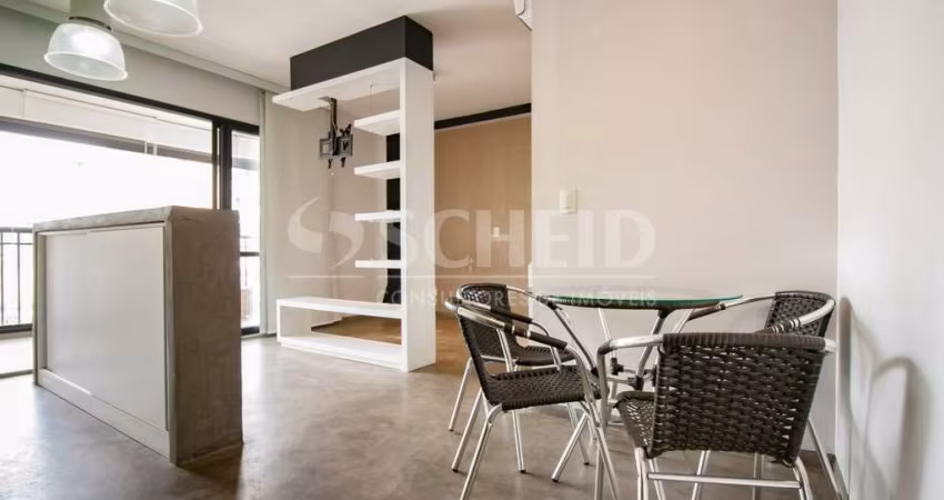 Apartamento mobiliado para locação na Bela Vista. Novo, pronto para morar