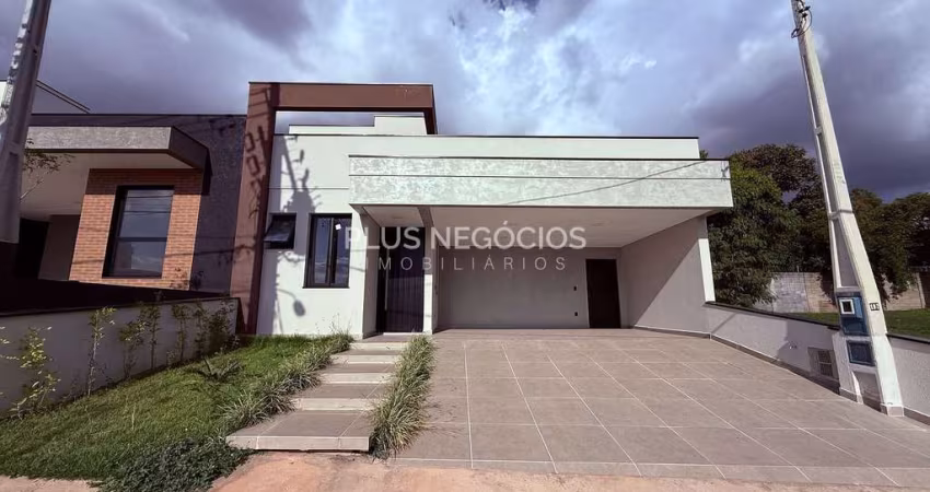 Casa térrea moderna à venda no Condomínio Flores, um dos condomínios mais bem localizados da cidade