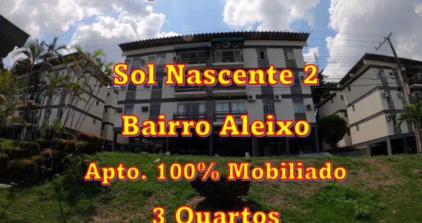 Apartamento 3 Quartos 100% Mobiliado Condomínio Sol Nascente 2