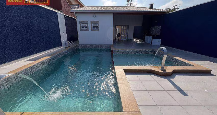 Casa lote inteiro em Itanhaém 3 quartos piscina churrasqueira Jardim Jamaica