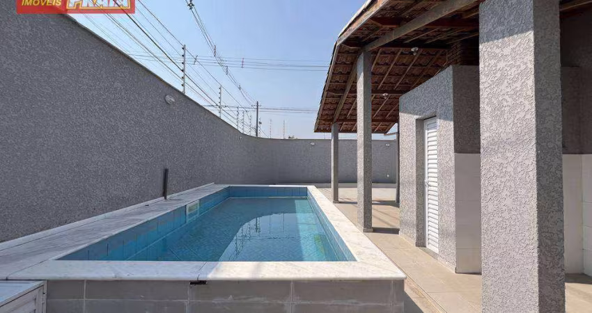 Casa em Itanhaem 2 quartos  piscina$ 419.900 - Gaivota