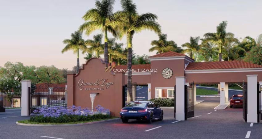 Terreno à venda em Indaiatuba, Itaici, com 517 m², Residencial Quinta do Lago