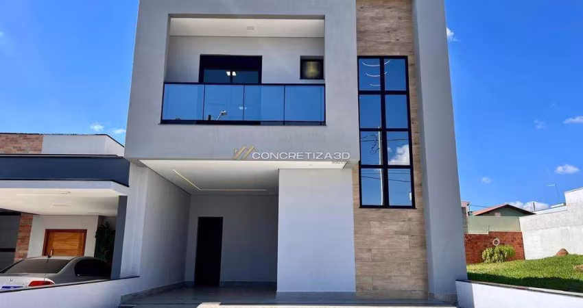 Sobrado à venda em Indaiatuba, Condomínio Jardim Toscana, com 3 suítes, com 183 m²