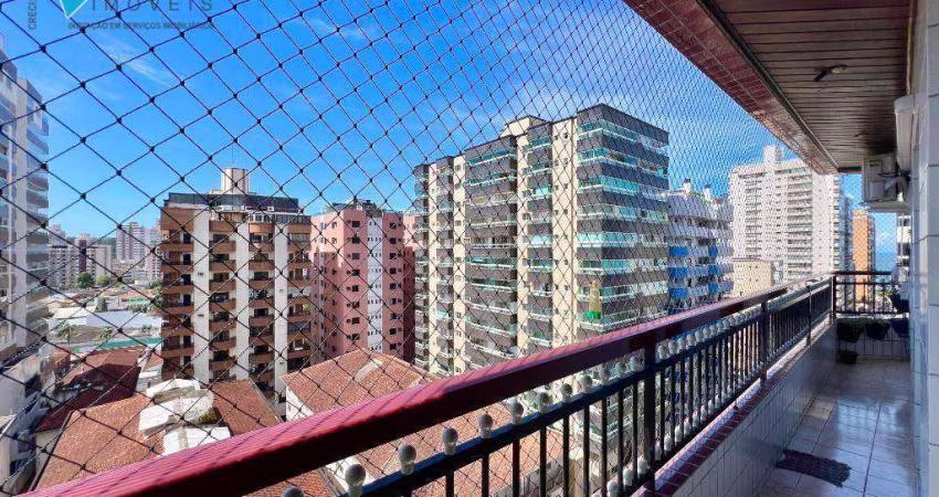 Apartamento com 3 dormitórios à venda, 123 m² por R$ 680.000,00 - Canto do Forte - Praia Grande/SP