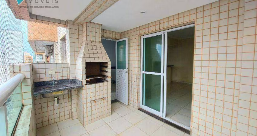 Apartamento com 2 dormitórios para alugar, 78 m² por R$ 3.500,00/mês - Aviação - Praia Grande/SP