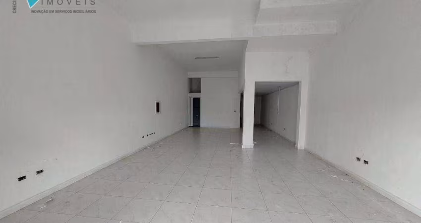 Loja com 130m² área livre para locação na Mirim, Praia Grande-SP - R$ 6.000,00  p/mês
