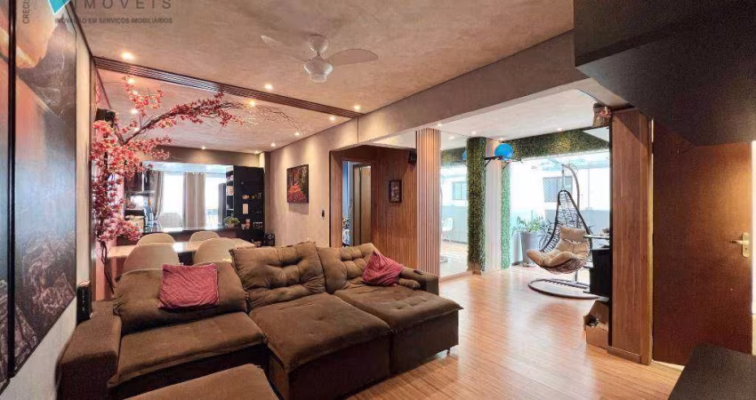 Apartamento com 2 dormitórios à venda, 93 m² por R$ 669.000,00 - Vila Guilhermina - Praia Grande/SP
