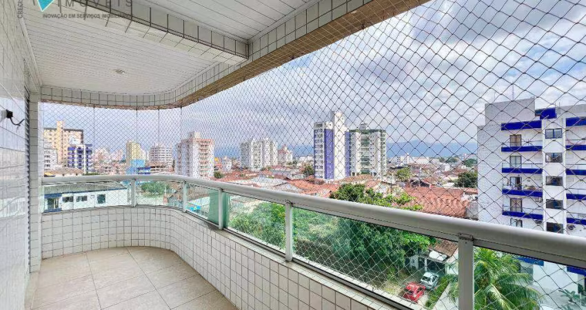 Apartamento com 2 dormitórios à venda, 84 m² por R$ 490.000,00 - Vila Guilhermina - Praia Grande/SP