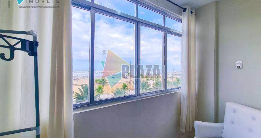 Apartamento frente mar com 2 dormitórios à venda, 64 m² por R$ 449.000 - Boqueirão - Praia Grande/SP