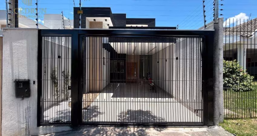 Casa à venda no Jd. Itália em Maringá/PR com 131,96 m² de construção, 02 suítes, 01 quarto, 02 vagas