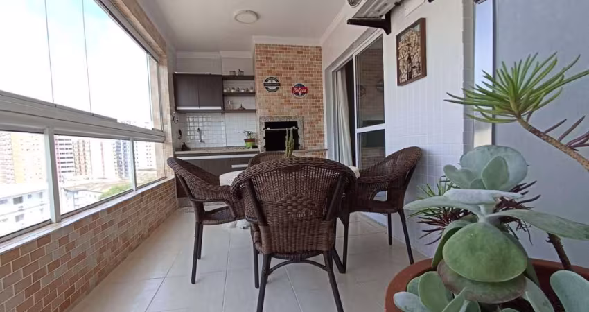 Apartamento com 3 dormitórios à venda, 117 m²  - Vila Guilhermina - Praia Grande/SP