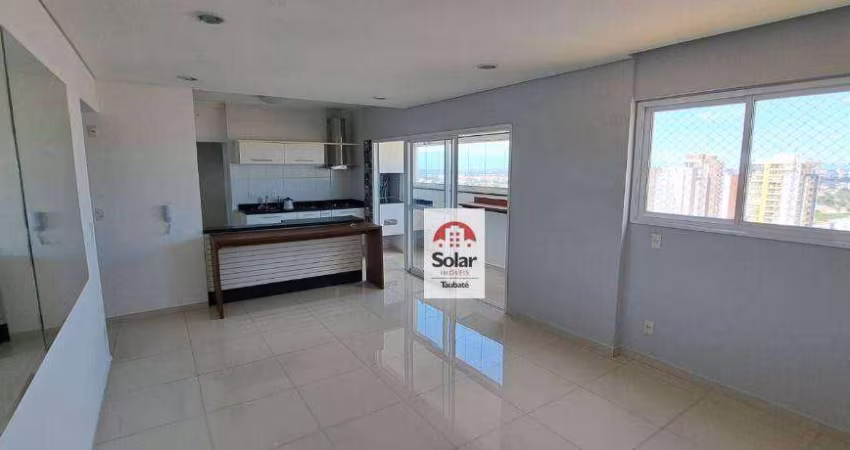 Apartamento com 3 dormitórios para alugar, 93 m² por R$ 3.640,00/mês - Barranco - Taubaté/SP