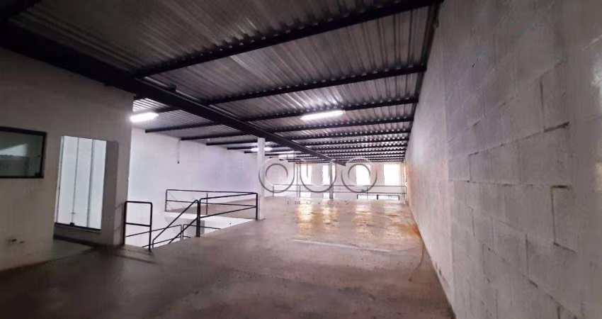 Barracão para alugar, 369 m² por R$ 5.210,19/mês - Verde - Piracicaba/SP