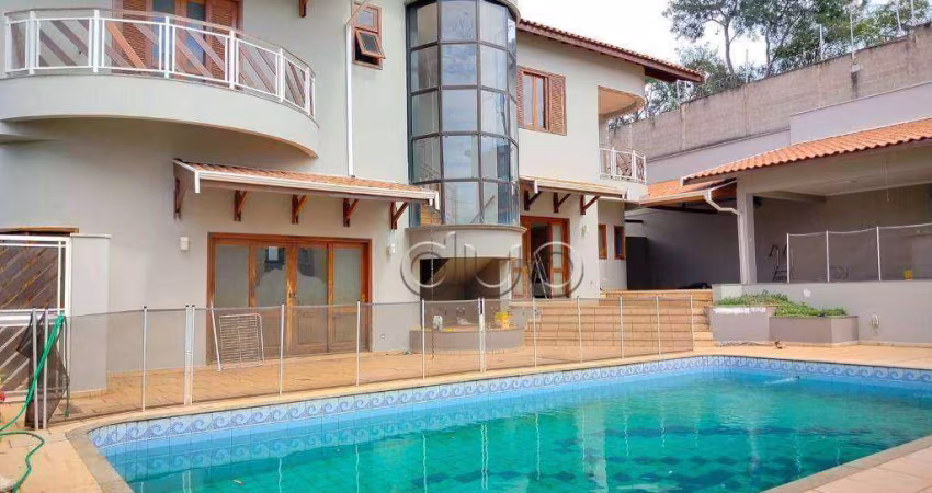 Casa com 4 quartos (2 suítes) para alugar, 520 m² por R$ 9.606/mês - Terras de Piracicaba - Piracicaba/SP