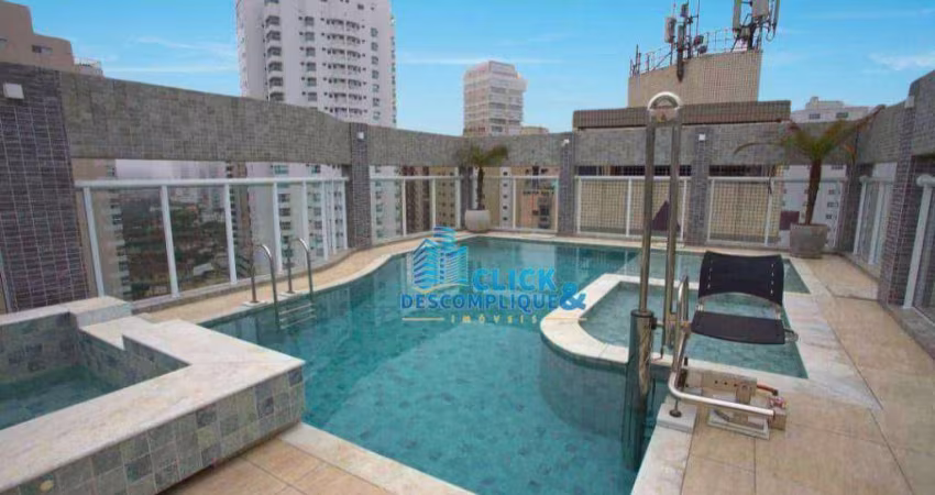 Apartamento Novo com 1 dormitório à venda, 50 m² por R$ 660.000 - Boqueirão - Santos/SP