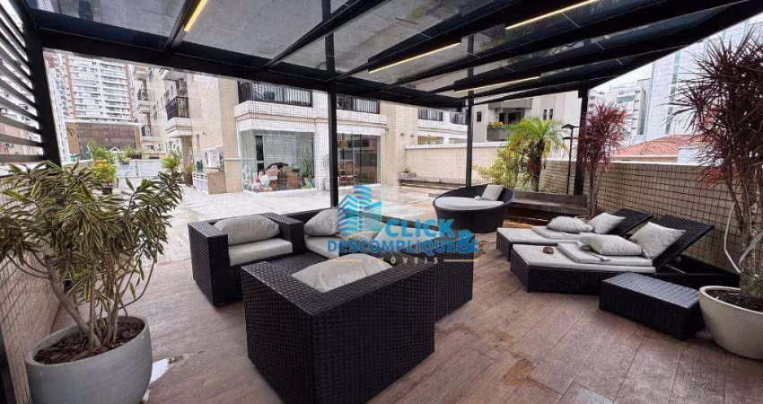 Apartamento com 2 dormitórios à venda, 256 m² por R$ 1.550.000,00 - Gonzaga - Santos/SP