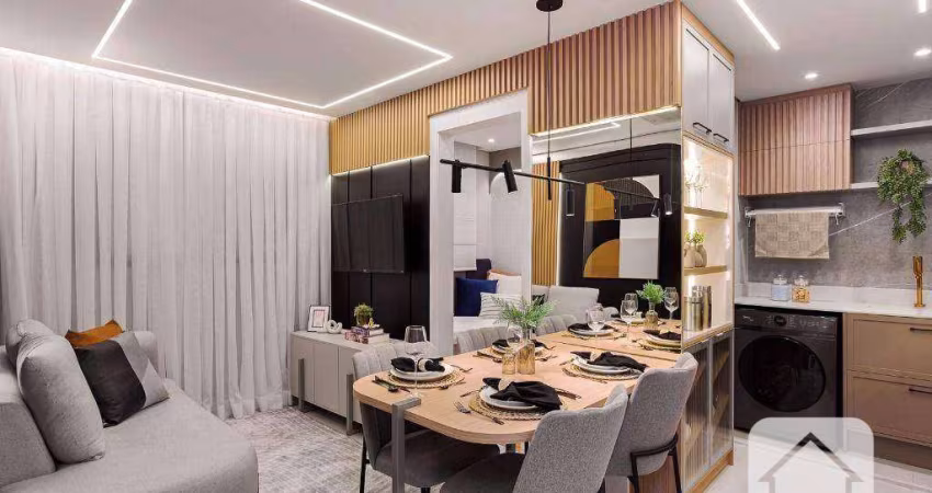Apartamento com 2 dormitórios à venda, 37 m² por R$ 242.000 - Jaguaré - São Paulo/SP