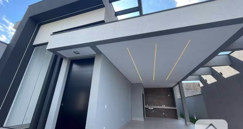 Casa Térrea Nova em Vinhedo  3D/1S - Fotovoltáica - Padrão diferenciado