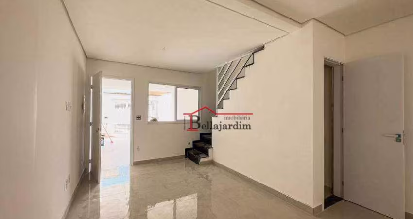 Sobrado com 3 dormitórios à venda, 122 m²- Bairro Vila Homero Thon - Santo André/SP
