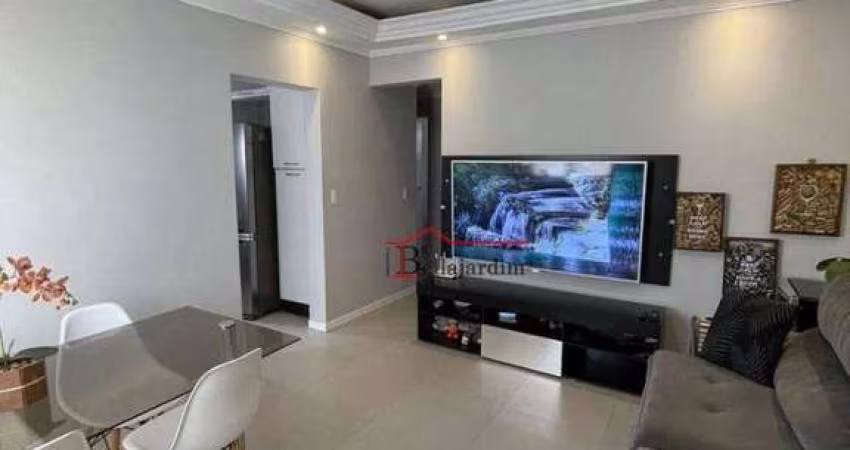 Apartamento com 2 dormitórios à venda, 68 m² - Vila Valparaíso - Santo André/SP