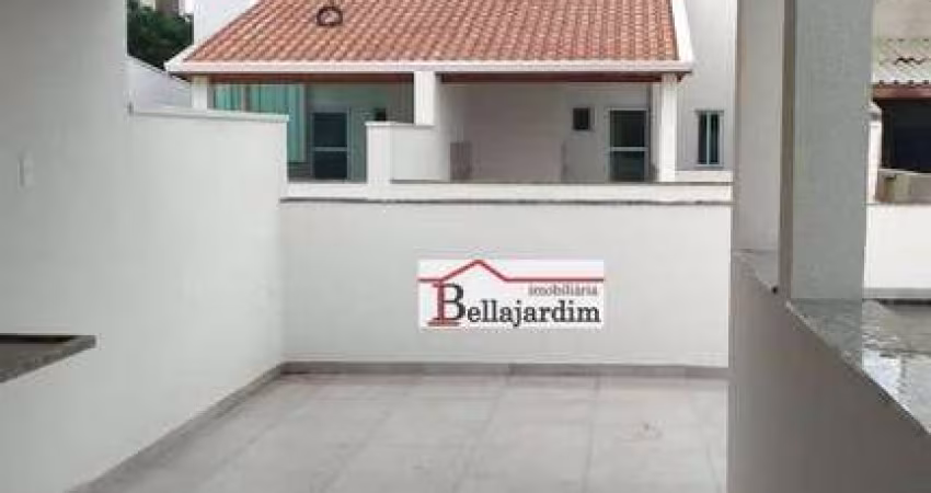 Cobertura com 2 dormitórios para alugar, 45 m² - Vila Valparaíso - Santo André/SP