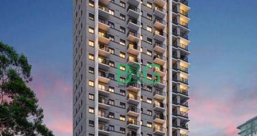 Apartamento com 2 dormitórios à venda, 38 m² por R$ 640.000 - Campo Belo - São Paulo/SP