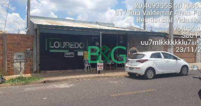 Casa com 2 dormitórios à venda, 45 m² por R$ 132.000,00 - Residencial Vida Nova III - Votuporanga/SP