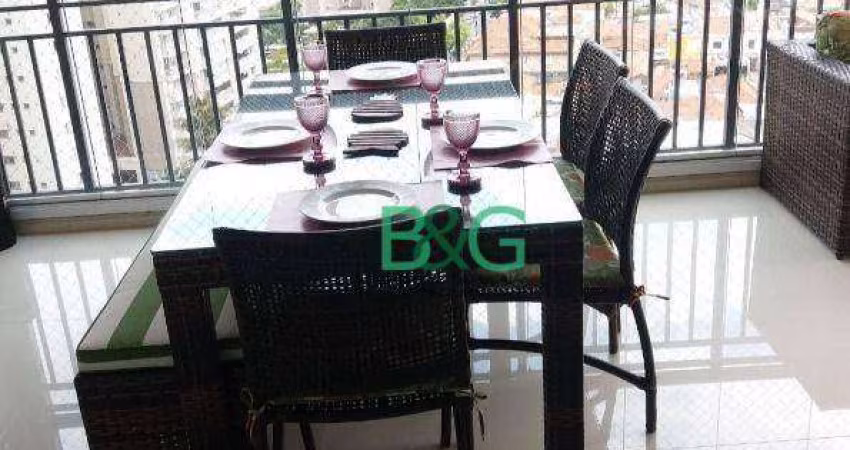 Apartamento com 3 dormitórios para alugar, 134 m² por R$ 11.939/mês - Belenzinho - São Paulo/SP