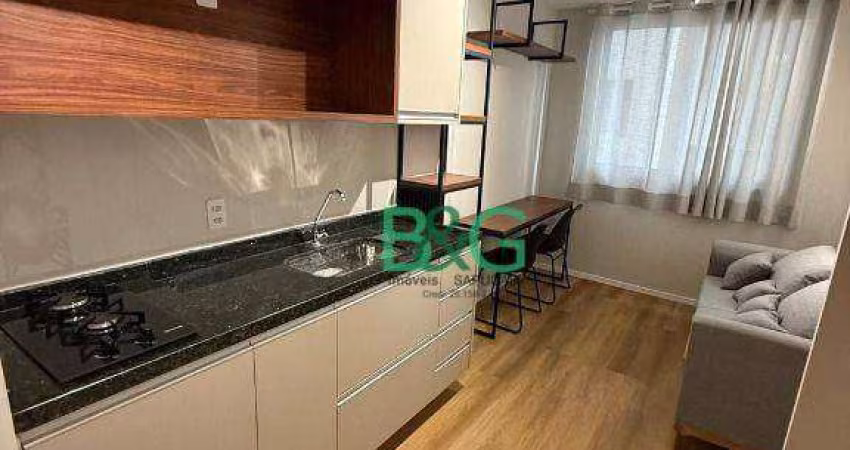 Apartamento com 1 dormitório para alugar, 27 m² por R$ 2.100,00/mês - Mooca - São Paulo/SP