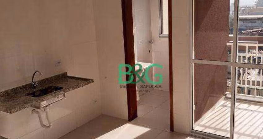 Apartamento com 2 dormitórios para alugar, 55 m² por R$ 1.757/mês - Parque Savoi City - São Paulo/SP