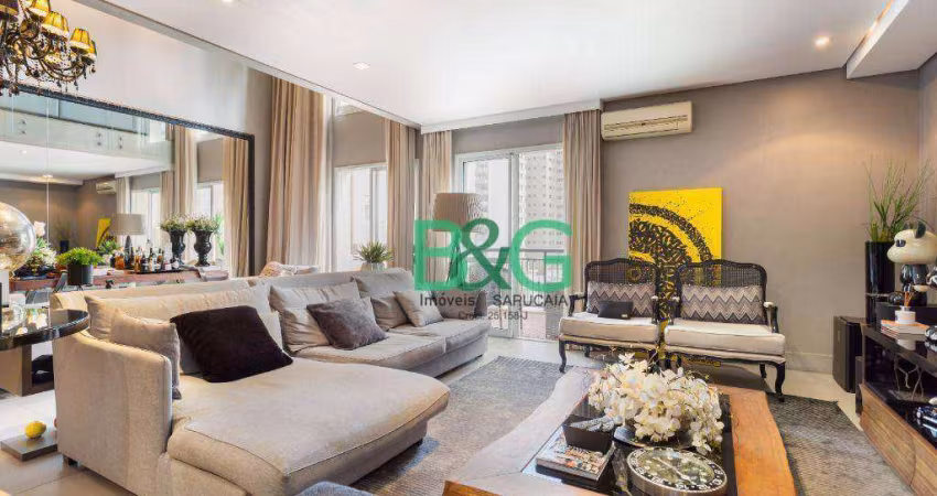Apartamento com 2 dormitórios à venda, 163 m² por R$ 4.890.000,00 - Moema - São Paulo/SP