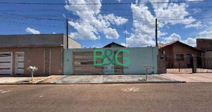 Casa com 2 dormitórios à venda, 43 m² por R$ 109.800 - Jardim Campo Alegre - Sertãozinho/SP