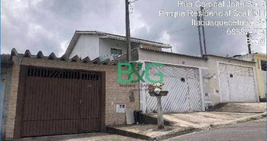 Casa com 2 dormitórios à venda, 76 m² por R$ 233.030 - Parque Residencial Scaffid - Itaquaquecetuba/SP