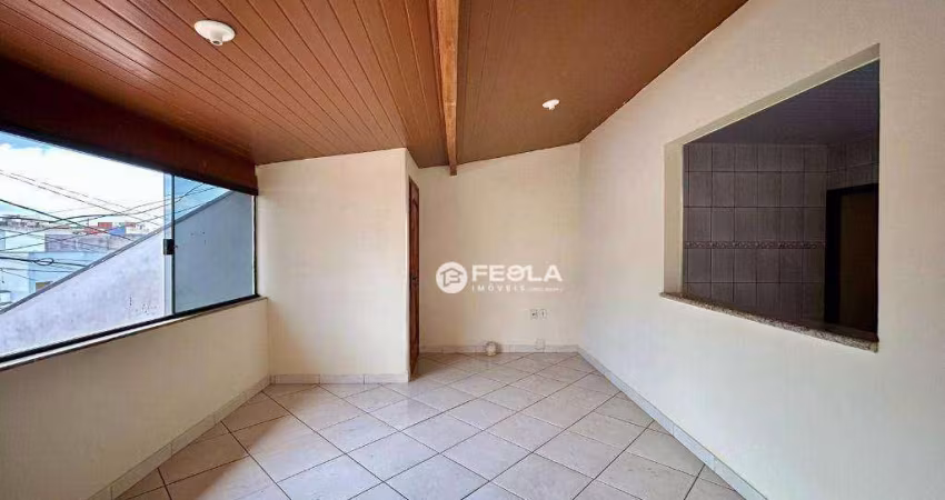 Casa com 2 dormitórios para alugar, 120 m² por R$ 1.566,00/mês - Jardim Boer I - Americana/SP