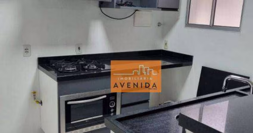 Apartamento com 2 dormitórios para alugar, 42 m² por R$ 2.400,00/mês - Vila José Paulino Nogueira - Paulínia/SP