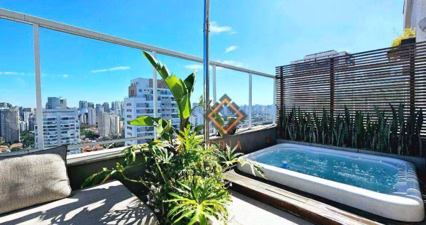 Cobertura com 3 dormitórios à venda, 230 m² por R$ 4.400.000,00 - Brooklin - São Paulo/SP