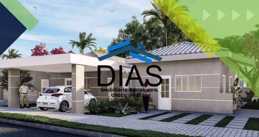 RESIDENCIAL SÃO LUCAS CASA NOVA COM 2 DORMITÓRIOS E ESTRUTURA DE CONDOMINIO