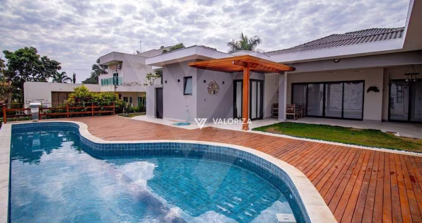 Casa com 5 dormitórios à venda, 437 m² por R$ 3.100.000,00 - Condomínio Vale do Lago - Sorocaba/SP