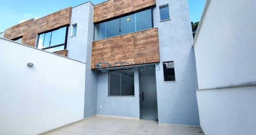 Casa Geminada para Venda em Belo Horizonte, Santa Rosa, 3 dormitórios, 1 suíte, 3 banheiros, 2 vagas