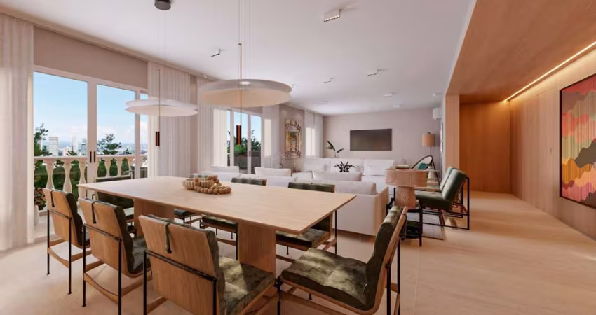 Apartamento tipo para venda com 3 quartos, sendo 2 suítes, 221m²