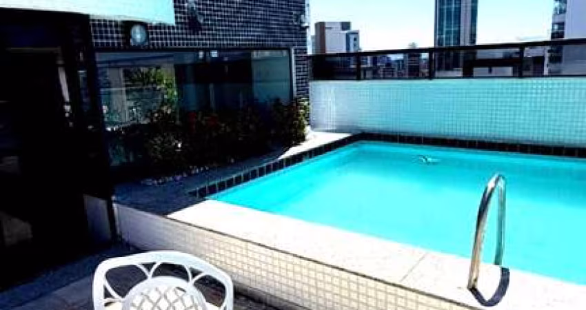 Luxuosa Cobertura 4/4 na Pituba - Aquárius: 2 suítes, piscina, 4 vagas de garagem e 210m² de pura sofisticação! Agende sua visit