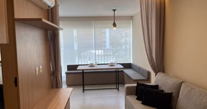 Apartamento em Paraíso com 44m², 1 quarto, 1 vaga.